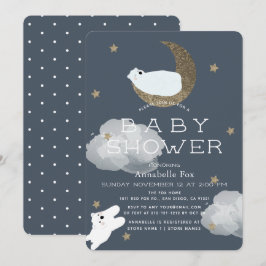 Invitación Baby Shower de la Marina de Guerra de los Osos Pol