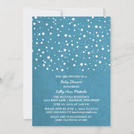 Invitación Baby Shower de la noche de la estrella 