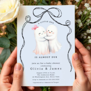 Invitación Baby Shower de la pareja fantasma