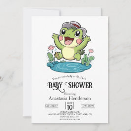 Invitación Baby Shower de la rata pastel caprichosa