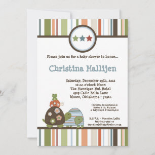 Invitación Baby Shower de la tortuga Laguna Beach