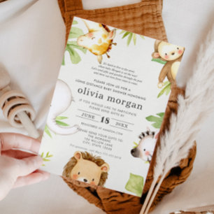 Invitación Baby Shower de larga distancia por correo