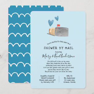 Invitación Baby Shower de larga distancia por correo