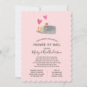 Invitación Baby Shower de larga distancia por correo