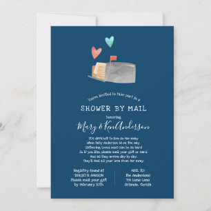 Invitación Baby Shower de larga distancia por correo