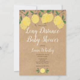Invitación Baby Shower de larga distancia rusa por Mail Lemon