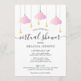 Invitación Baby Shower De Larga Distancia Virtual Online Por