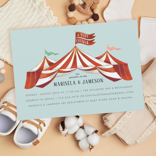 Invitación Baby Shower de las parejas de carpas de los grande (Subido por el creador)