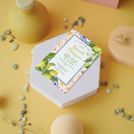 Invitación Baby Shower de lemon Main Squeeze