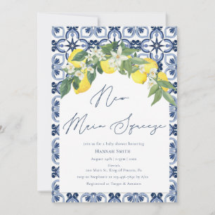 Invitación Baby Shower de lemon Main Squeeze