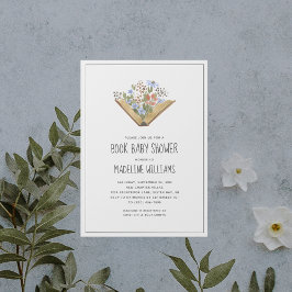 Invitación Baby Shower de libros
