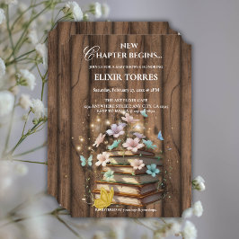 Invitación Baby Shower de libros de cuentos rusos mágicos