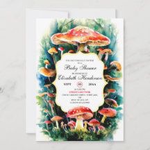 Baby Shower de Little Boho Mushroom