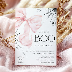 Invitación Baby Shower de Little Boo Pink Bow