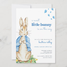 Invitación Baby Shower de Little Bunny Peter Rabbi