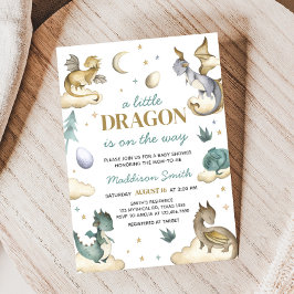 Invitación Baby Shower de Little Dragon
