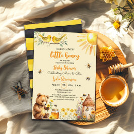 Invitación Baby Shower de Little Honey Bee Teddy B