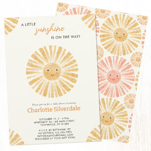 Invitación Baby Shower de Little Sunshine
