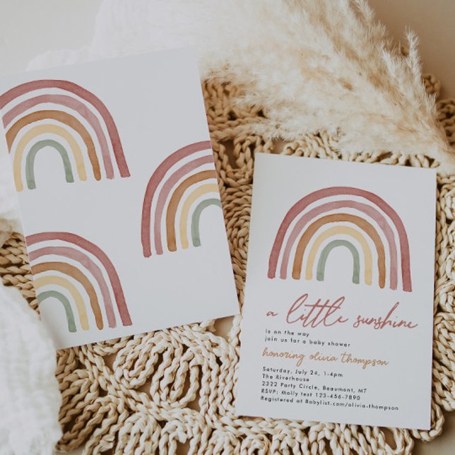 Invitación Baby Shower de Little Sunshine (Subido por el creador)