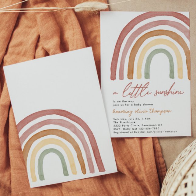 Invitación Baby Shower de Little Sunshine (Subido por el creador)