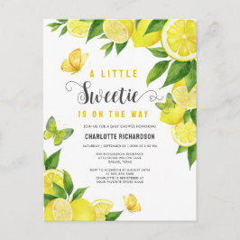 Invitación Baby Shower de Little Sweetie Lemon Cit