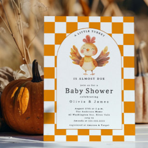 Invitación Baby Shower de Little Turkey