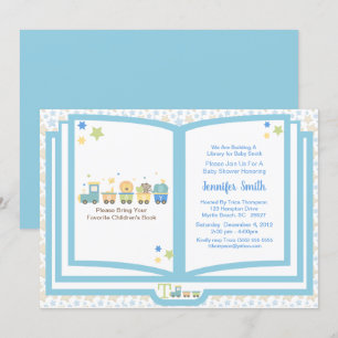 Invitación Baby Shower de los chicos del tema del libro de tr
