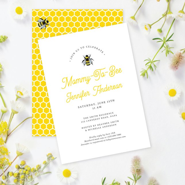 Invitación Baby Shower de mami-a-beba dulce (Subido por el creador)