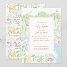 Baby Shower de mariposa dorada