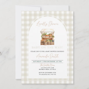 Invitación Baby Shower de mercado de cría local de bebés
