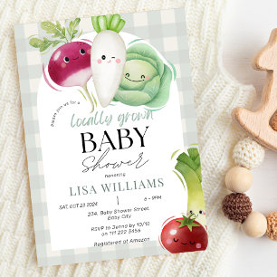 Invitación Baby Shower de mercado de cría local de bebés