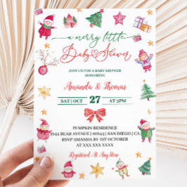 Invitación Baby Shower de Merry Little Watercolor