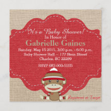Baby Shower de mono neutro del Personalizado