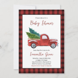 Invitación Baby Shower de navidades