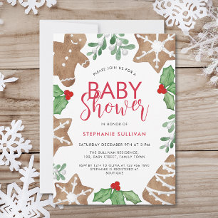 Invitación Baby Shower de navidades