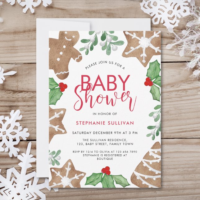 Invitación Baby Shower de navidades (Subido por el creador)