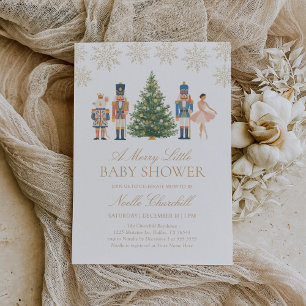 Invitación Baby Shower de Navidades de desnucleadores