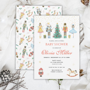 Invitación Baby Shower de Navidades de desnucleadores