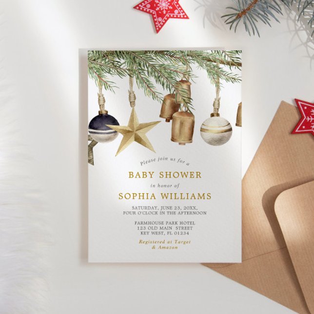 Invitación Baby Shower de Navidades de invierno (Subido por el creador)
