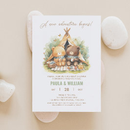 Invitación Baby Shower de New Adventure Happy Camp