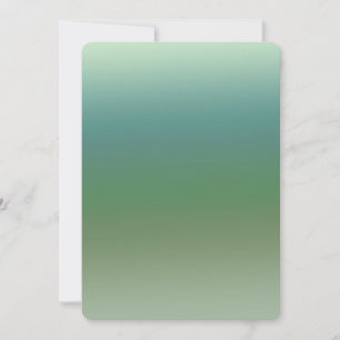 Invitación Baby Shower de Ombre Blue Green Sea