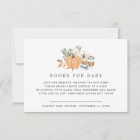 Baby Shower de Otoño Café | Libros para Bebé