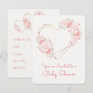 Invitación Baby Shower de Precious Hearts