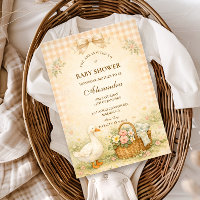 Baby Shower de primavera: Ganso Tonto Caprichoso