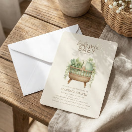 Invitación Baby Shower de Productos Locales