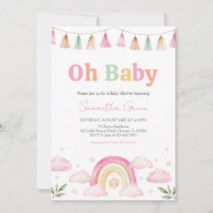 Invitación Baby Shower de Rainbow Sunshine