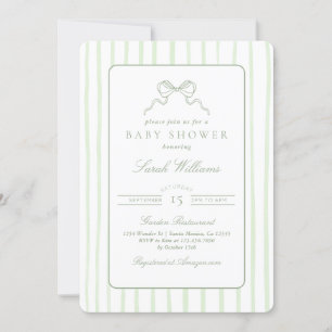 Invitación Baby Shower de sabio caprichoso