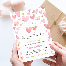 Invitación Baby Shower de San Valentín