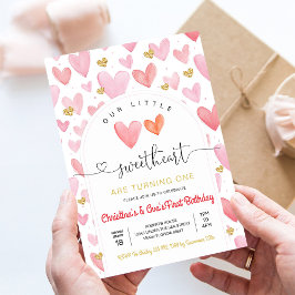 Invitación Baby Shower de San Valentín