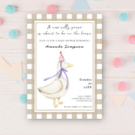 Invitación Baby Shower de Silly Goose
